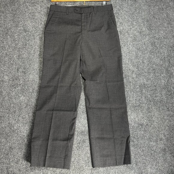 John Varvatos Dress Pants Mens 32  Gray Pockets Flat Front Straight Leg - Picture 1 of 7